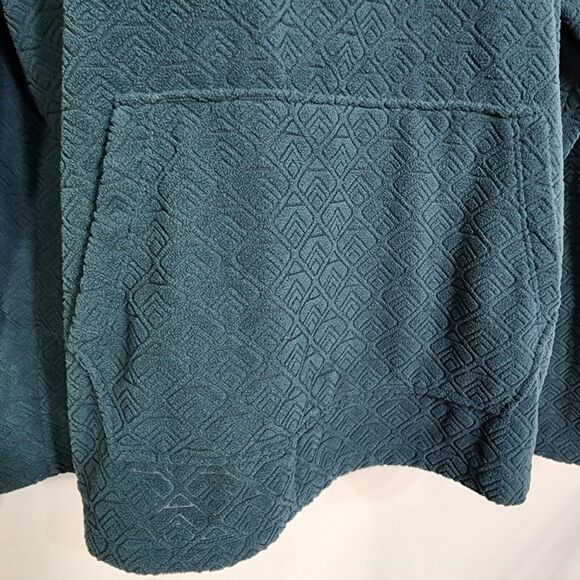 Eddie Bauer Women Sweatshirt Size TL Quest Fleece Funnel Neck Pullover Thumbhole - Picture 6 of 10